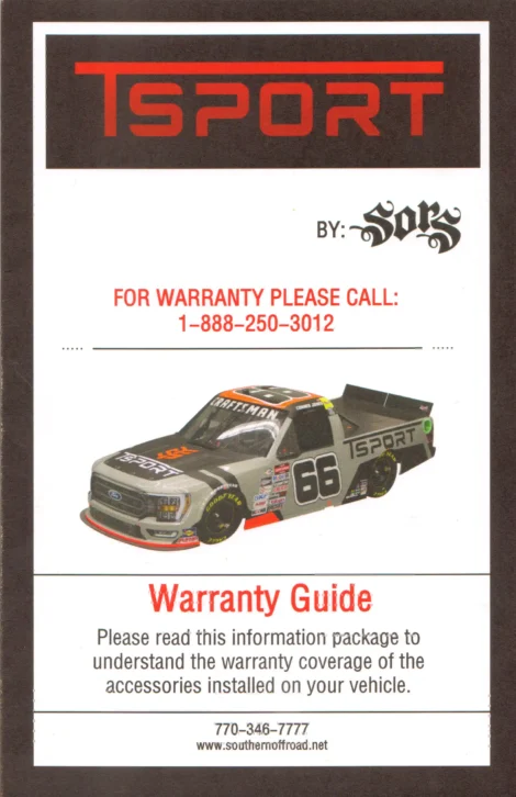 Upfitter Truck Vehicle Warranty Guide from Southern Off-Road Specialists (SORSGA)